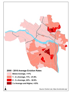 Average Eviction Rates in Richmond